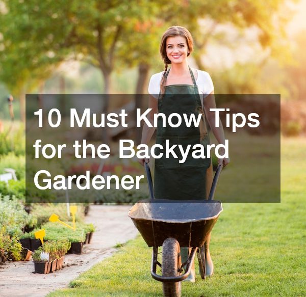10 Must Know Tips for the Backyard Gardener